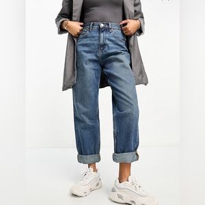NWT ASOS DESIGN Petite Slouchy Mom Jeans W34 L28